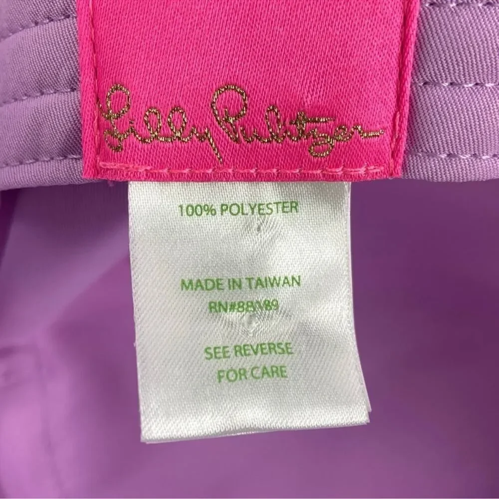 NWT Lilly Pulitzer Bucket Sun Hat Lilac Freesia Mermaid For You Purple Blue